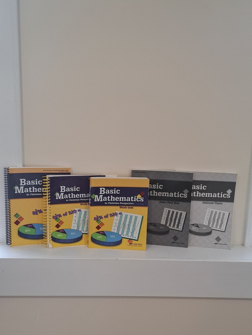 Abeka Basic Mathematics Student & Teacher Books Homeschool Curriculum.